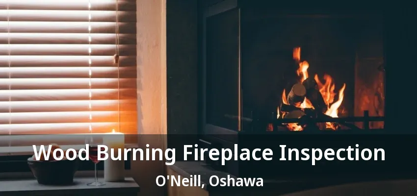 Wood Burning Fireplace Inspection O'Neill, Oshawa - ON